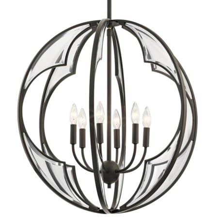Kichler Montavello 6 Light 26" Wide Single Pendant Olde Bronze
