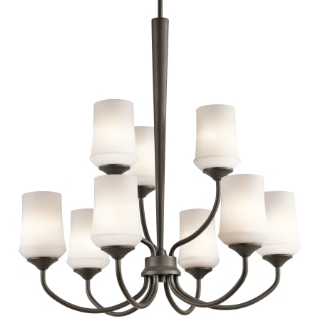 Kichler Aubrey Chandelier with 9 Lights - 31 Inches Wide Olde Bronze