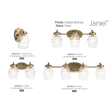 Kichler Janiel in Classic Bronze