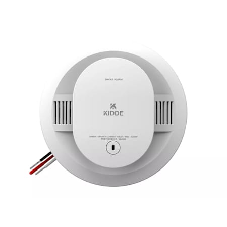 Kidde Firex Hard-Wired Firex Smoke Alarm with AA Backup Battery White