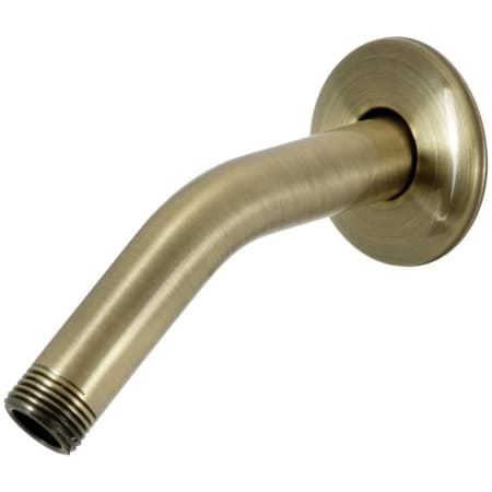 Kingston Brass Trimscape 6" Shower Arm with Flange Antique Brass