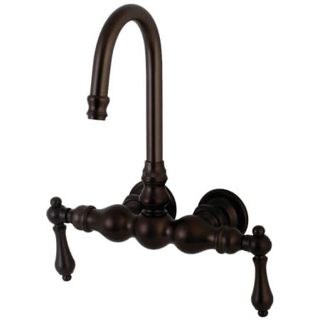 Kingston Brass Vintage Wall Mounted Clawfoot Tub Filler Oil Rubbed Bronze