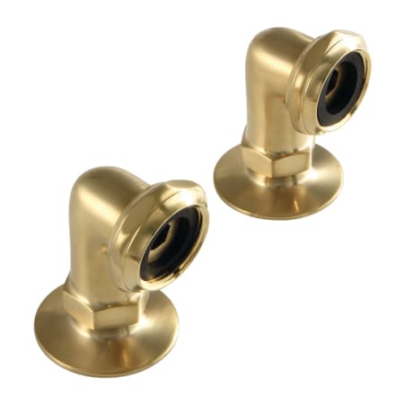 Kingston Brass Vintage 2" Deck Mount Tub Risers Brushed Brass