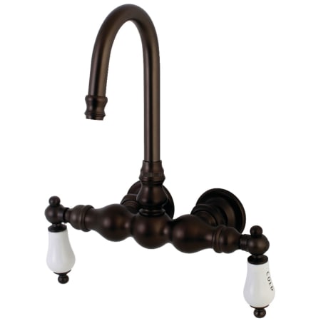 Kingston Brass Vintage Wall Mounted Clawfoot Tub Filler Oil Rubbed Bronze