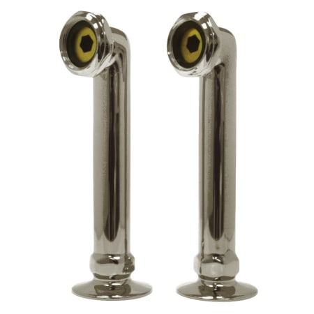 Kingston Brass Vintage 6" Deck Mount Tub Risers Brushed Nickel