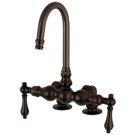 Kingston Brass Vintage Deck Mounted Clawfoot Tub Filler Oil Rubbed Bronze