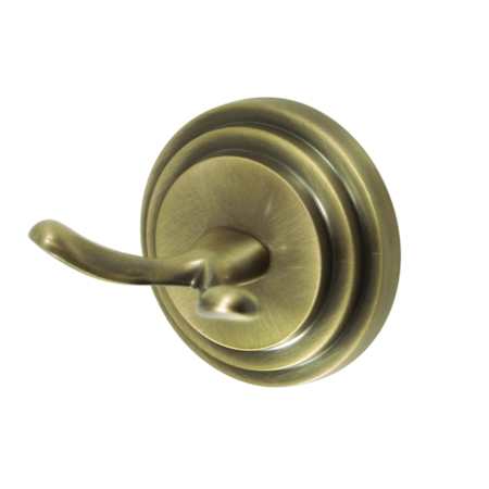 Kingston Brass Milano Double Robe Hook Antique Brass