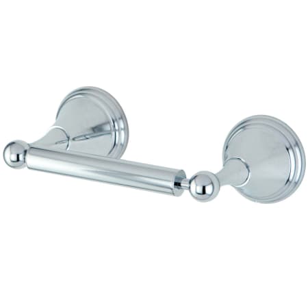 Kingston Brass Governor Wall Mounted Spring Bar Toilet Paper Holder Polished Chrome