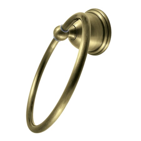 Kingston Brass Restoration 6-1/8" Wall Mounted Towel Ring Antique Brass