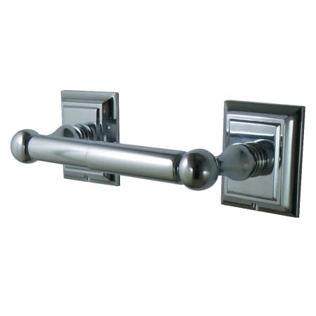 Kingston Brass Millennium Wall Mounted Spring Bar Toilet Paper Holder Polished Chrome
