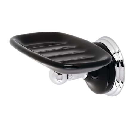 Kingston Brass Water Onyx Toothbrush and Tumbler Holder Polished Chrome