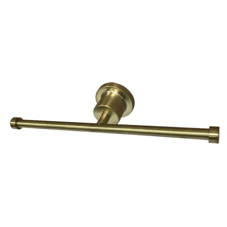 Kingston Brass Concord Wall Mounted Euro Toilet Paper Holder Brushed Brass
