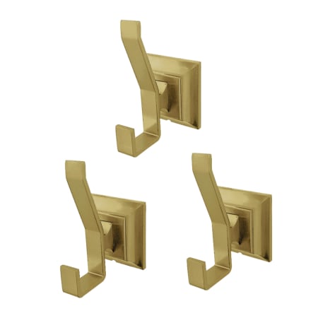 Kingston Brass Monarch Wall Mounted Robe Hook Brushed Brass