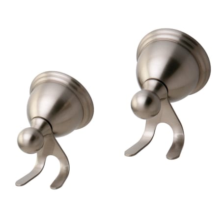 Kingston Brass Restoration Double Robe Hook Brushed Nickel