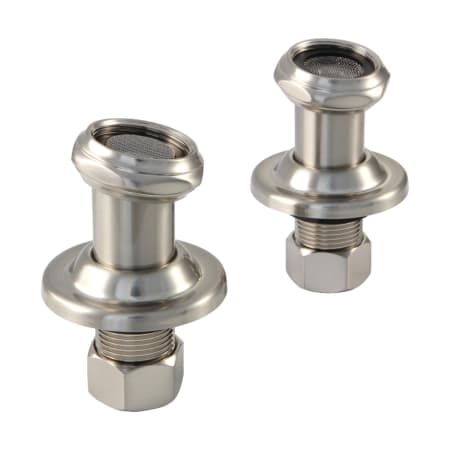 Kingston Brass Vintage 2-5/16" High Tub Mount Couplers Brushed Nickel