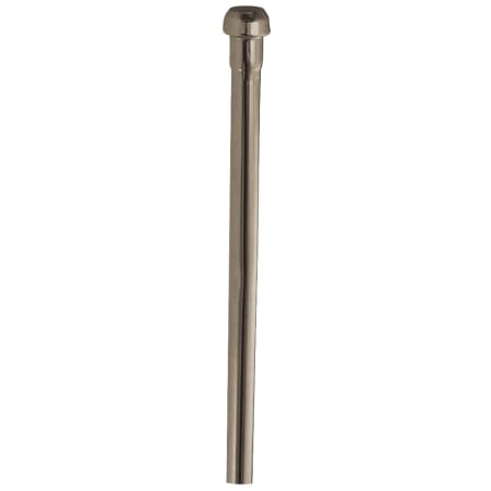Kingston Brass 20 in. Bullnose Bathroom Supply Line Brushed Nickel