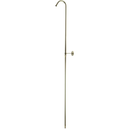Kingston Brass Convert to Shower without Spout and Shower Head from the Vintage Collection Brushed Brass