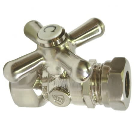 Kingston Brass Vintage Quarter Turn Valves Brushed Nickel