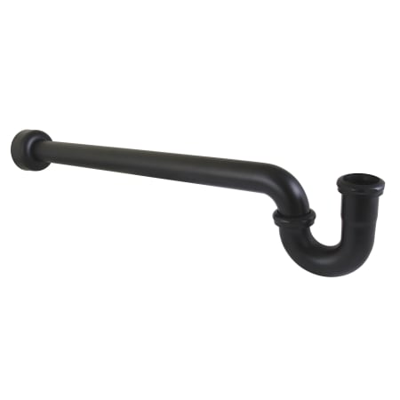 Kingston Brass Trimscape 1-1/4" x 1-1/2" P-Trap with Box Flange - 18 Gauge Matte Black