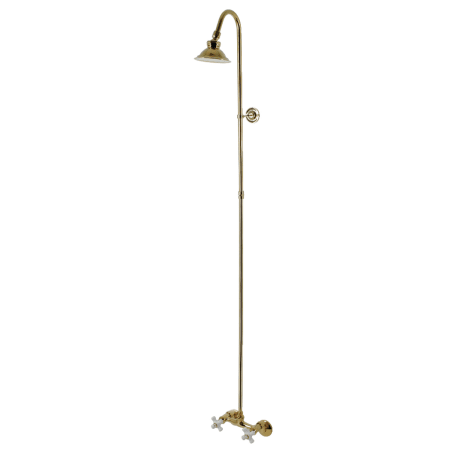 Kingston Brass Vintage Shower Only Trim Package with 1.8 GPM Single Function Shower Head Polished Brass