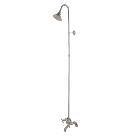 Kingston Brass Vintage Shower System with Shower Head Brushed Nickel