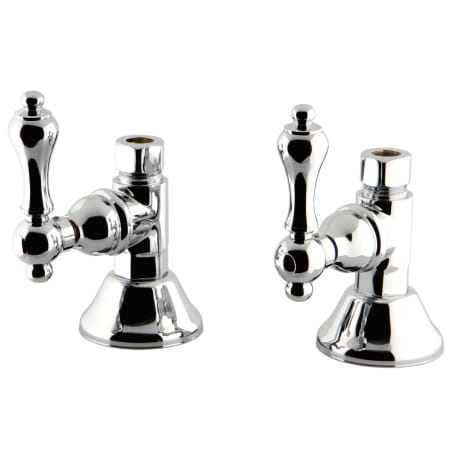 Kingston Brass Trimscape Straight Stop Shut Off Valve Polished Chrome