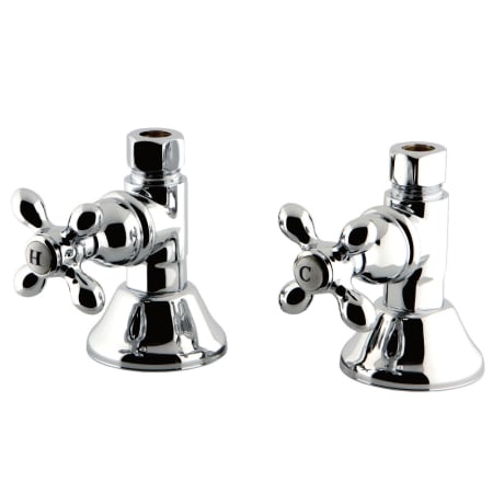 Kingston Brass Trimscape Brass Water Supply Stop Valve Polished Chrome
