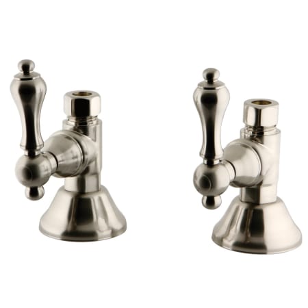 Kingston Brass Trimscape Straight Stop Shut Off Valve Brushed Nickel