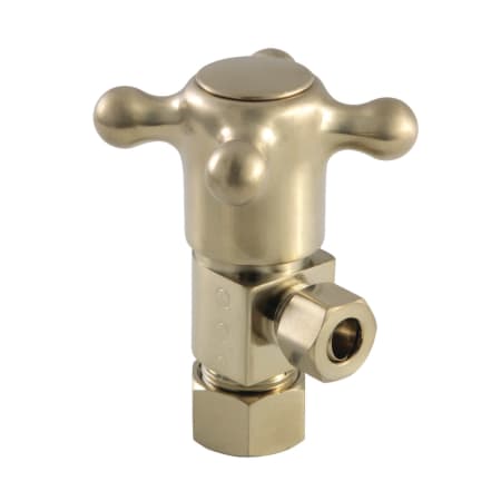 Kingston Brass Heritage Anti-Seize Quarter Turn Angle Stop Brushed Brass