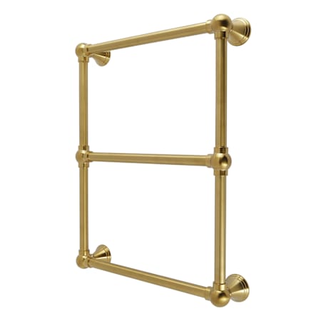 Kingston Brass Maximilien 18" Wall Mount 3-Tier Towel Rack Brushed Brass