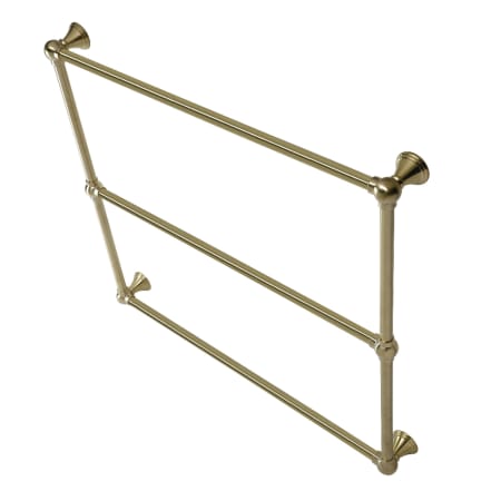 Kingston Brass Maximilien 36" Brass Towel Rack Brushed Brass