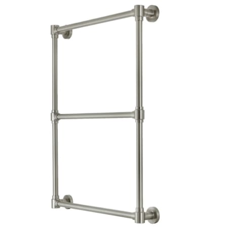 Kingston Brass Gallant 24" Wall Mount 3 Bar Towel Rack Brushed Nickel