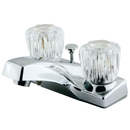 Kingston Brass 1.2 GPM Centerset Bathroom Faucet with Pop-Up Drain Assembly Polished Chrome