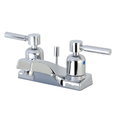 Kingston Brass Concord 1.2 GPM Centerset Bathroom Faucet with Pop-Up Drain Assembly Polished Chrome