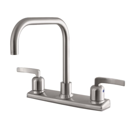 Kingston Brass Centurion 1.8 GPM Standard Kitchen Faucet Brushed Nickel