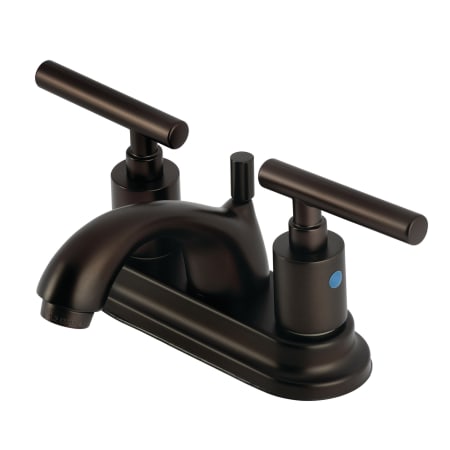 Kingston Brass Manhattan 1.2 GPM Centerset Bathroom Faucet with Pop-Up Drain Assembly Oil Rubbed Bronze