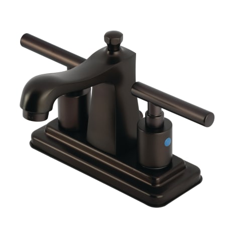 Kingston Brass Manhattan 1.2 GPM Centerset Bathroom Faucet with Pop-Up Drain Assembly Oil Rubbed Bronze