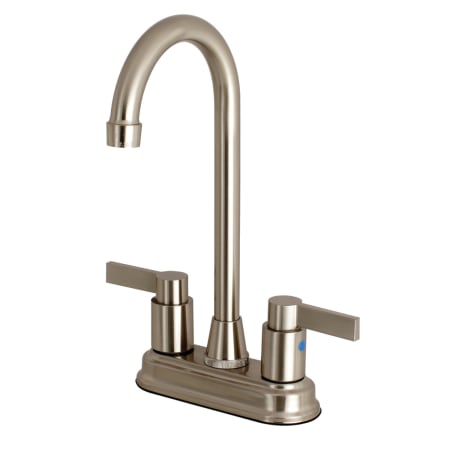 Kingston Brass NuvoFusion 1.8 GPM Standard Bar Faucet Brushed Nickel