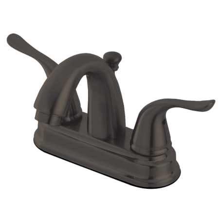 Kingston Brass Yosemite 1.2 GPM Centerset Bathroom Faucet with Pop-Up Drain Assembly Oil Rubbed Bronze