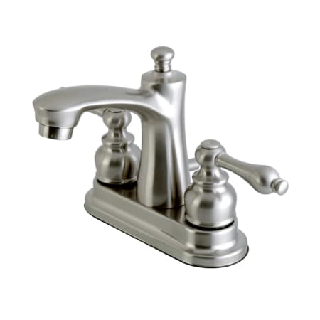 Kingston Brass Victorian 1.2 GPM Centerset Bathroom Faucet with Pop-up Drain Assembly Brushed Nickel