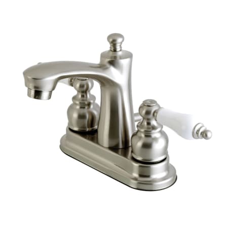 Kingston Brass Victorian 1.2 GPM Centerset Bathroom Faucet with Pop-up Drain Assembly Brushed Nickel