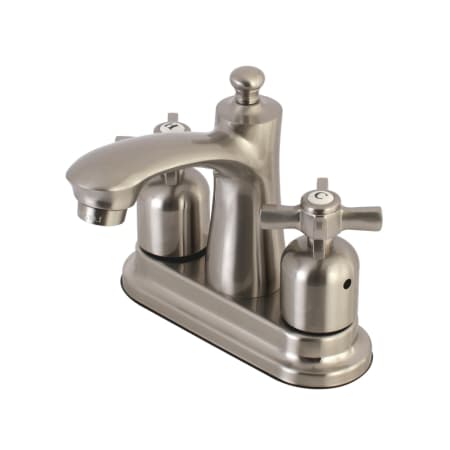 Kingston Brass Millennium 1.2 GPM Centerset Bathroom Faucet with Pop-Up Drain Assembly Brushed Nickel