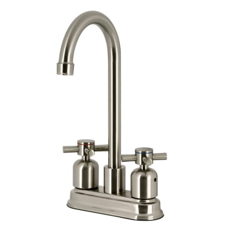 Kingston Brass Concord 1.8 GPM Standard Bar Faucet - Includes Escutcheon Brushed Nickel