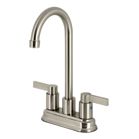 Kingston Brass Nuvofusion 1.8 GPM Standard Bar Faucet - Includes Escutcheon Brushed Nickel