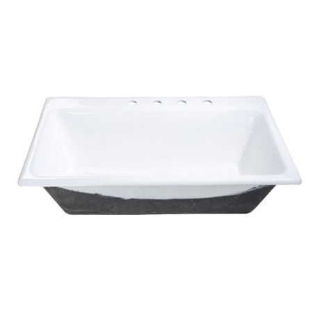 Kingston Brass Towne 36" Drop In Single Basin Kitchen Sink White
