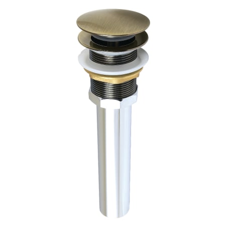 Kingston Brass Trimscape 1-1/2" Pop-Up Drain Assembly - Less Overflow Antique Brass