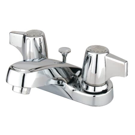 Kingston Brass Americana 1.2 GPM Centerset Bathroom Faucet with Pop-Up Drain Assembly Polished Chrome