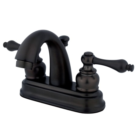 Kingston Brass Restoration 1.2 GPM Centerset Bathroom Faucet with Pop-Up Drain Assembly Oil Rubbed Bronze