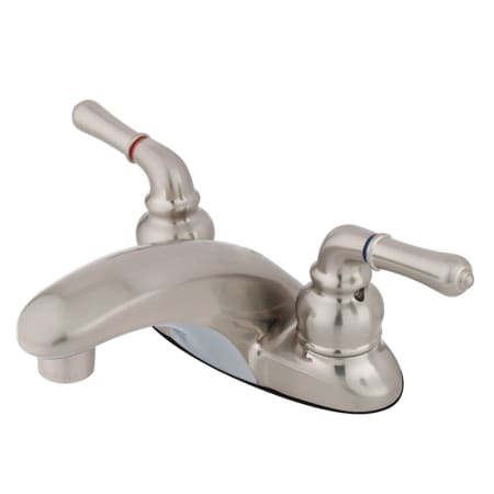 Kingston Brass Magellan 1.2 GPM Centerset Bathroom Faucet Brushed Nickel