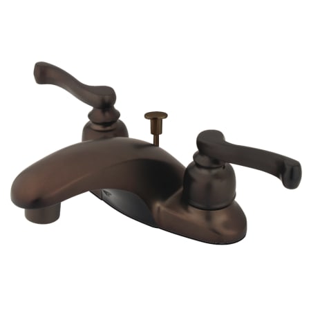 Kingston Brass Royale 1.2 GPM Centerset Bathroom Faucet with Pop-Up Drain Assembly Oil Rubbed Bronze